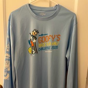 runDisney 2020 Goofy Challenge Marathon Race Shirt - Blue Unisex Size Medium